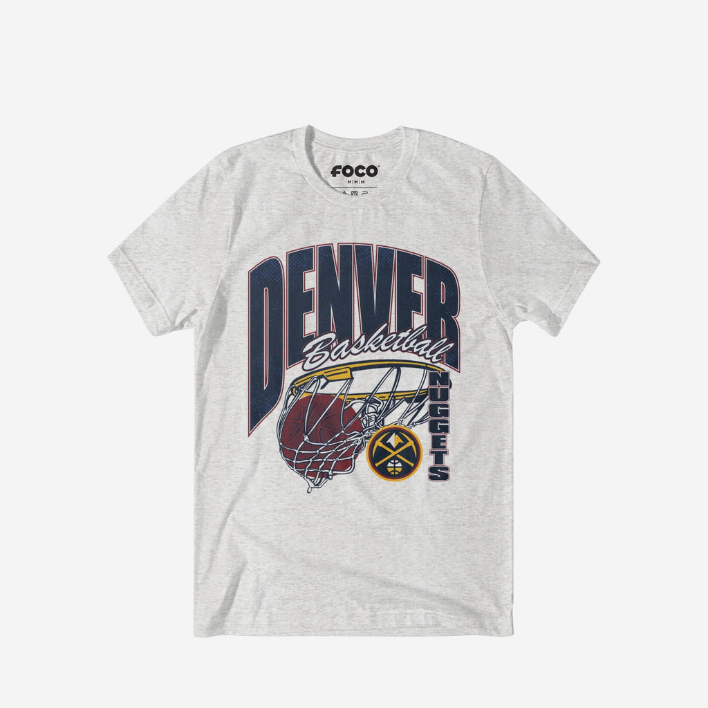 Denver Nuggets Script Swish T-Shirt FOCO S - FOCO.com