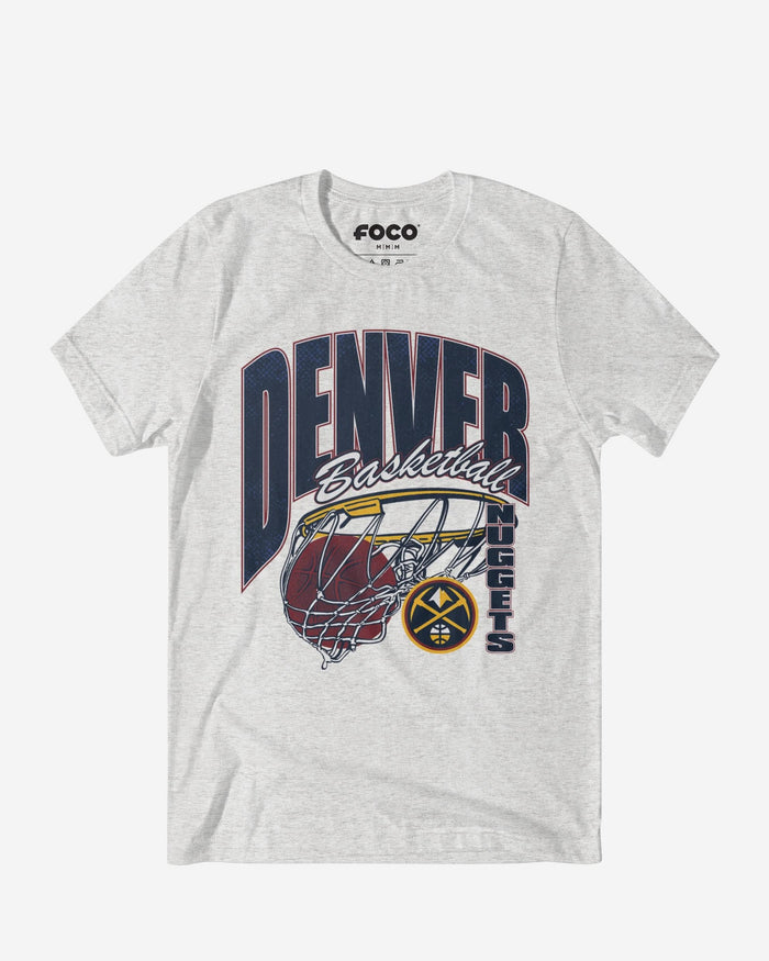 Denver Nuggets Script Swish T-Shirt FOCO S - FOCO.com