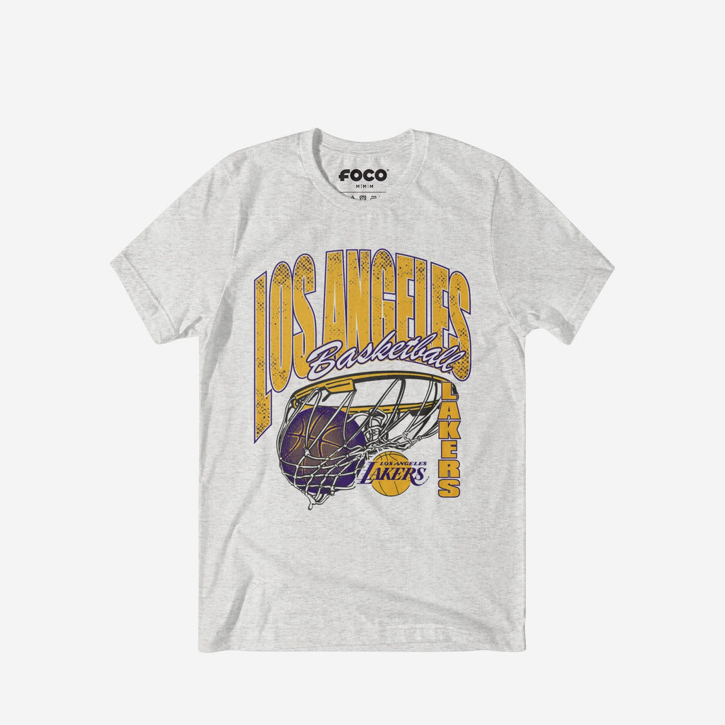 Los Angeles Lakers Script Swish T-Shirt FOCO S - FOCO.com