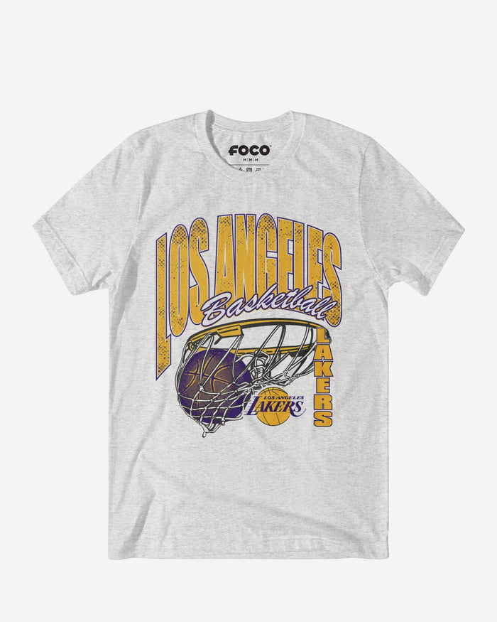 Los Angeles Lakers Script Swish T-Shirt FOCO S - FOCO.com