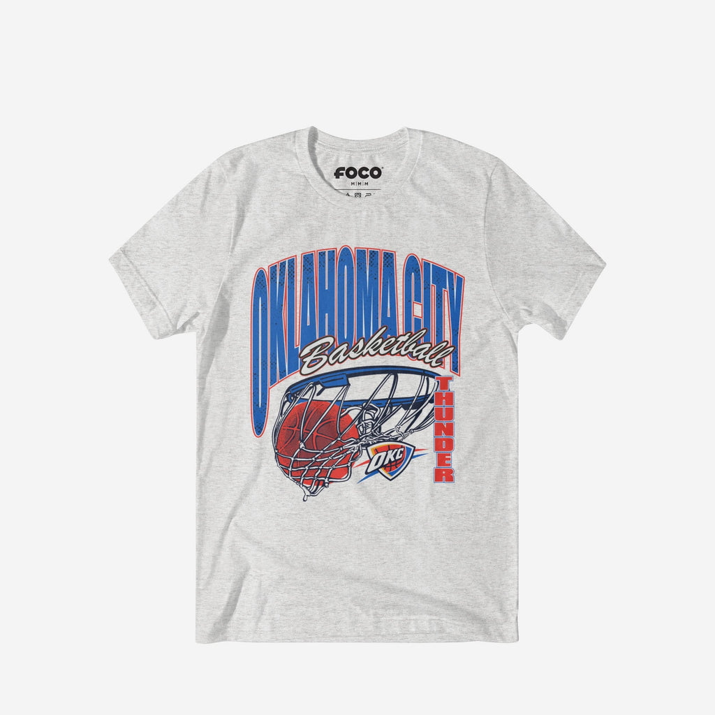 Oklahoma City Thunder Script Swish T-Shirt FOCO S - FOCO.com