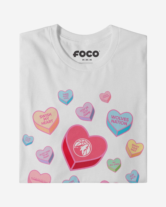 Minnesota Timberwolves Sweet Talk T-Shirt FOCO S - FOCO.com