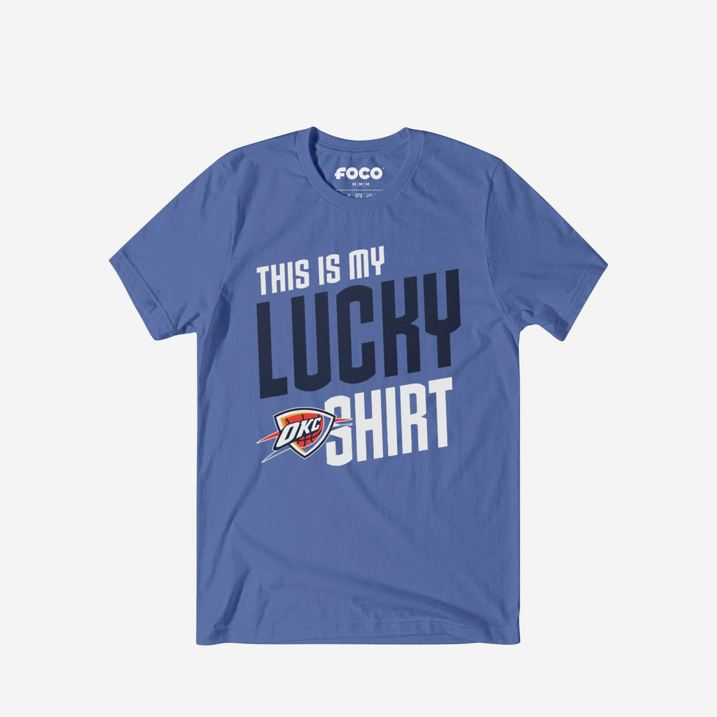 Oklahoma City Thunder This Is My Lucky T-Shirt FOCO S - FOCO.com