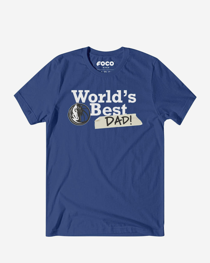 Dallas Mavericks World's Best Dad T-Shirt FOCO S - FOCO.com