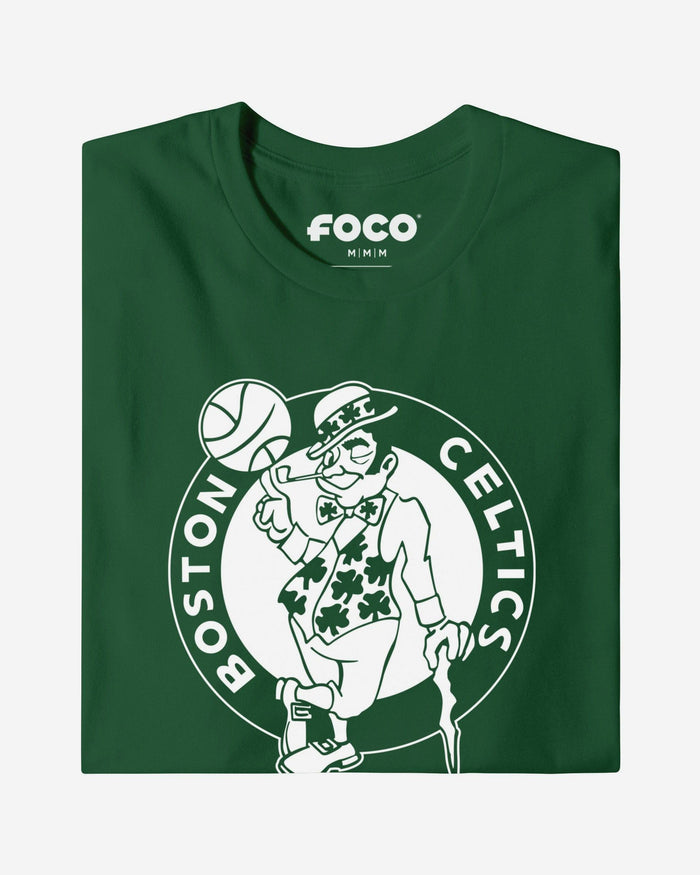 Boston Celtics White Logo T-Shirt FOCO S - FOCO.com