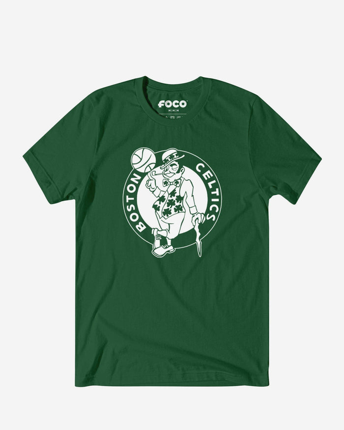 Boston Celtics White Logo T-Shirt FOCO S - FOCO.com