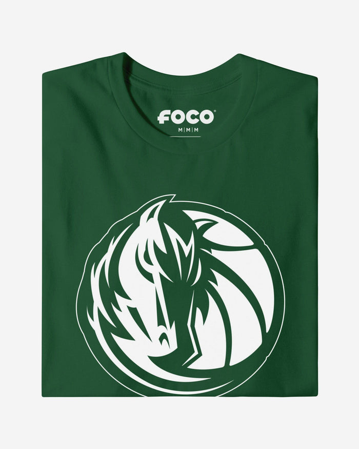 Dallas Mavericks White Logo T-Shirt FOCO S - FOCO.com