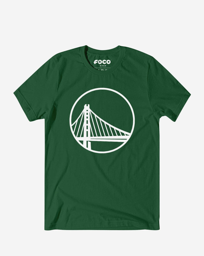 Golden State Warriors White Logo T-Shirt FOCO S - FOCO.com