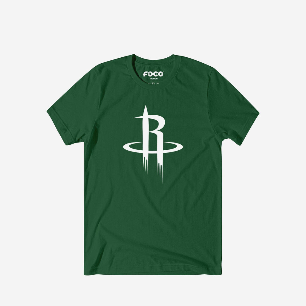 Houston Rockets White Logo T-Shirt FOCO S - FOCO.com