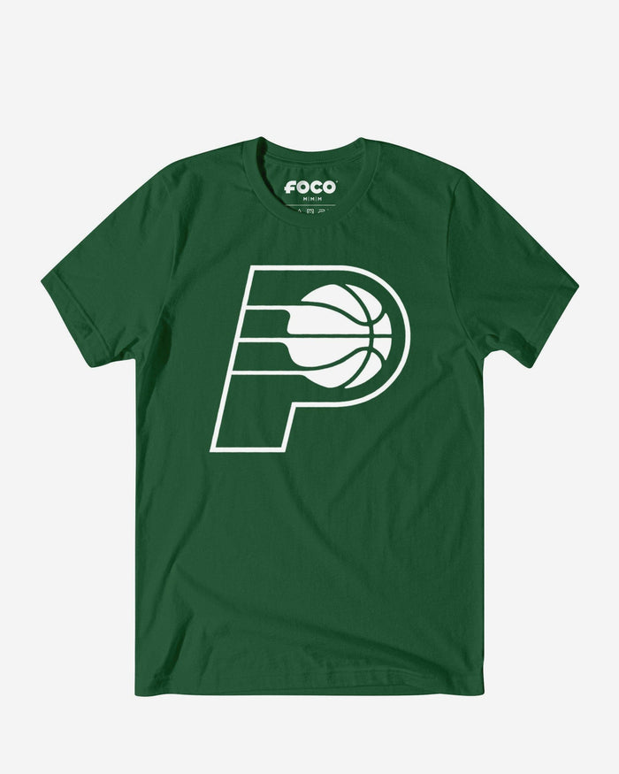 Indiana Pacers White Logo T-Shirt FOCO S - FOCO.com