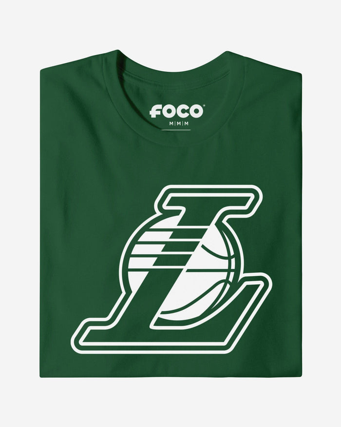 Los Angeles Lakers White Logo T-Shirt FOCO S - FOCO.com