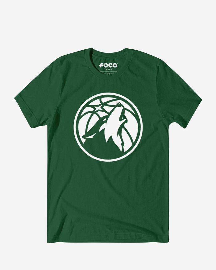 Minnesota Timberwolves White Logo T-Shirt FOCO S - FOCO.com