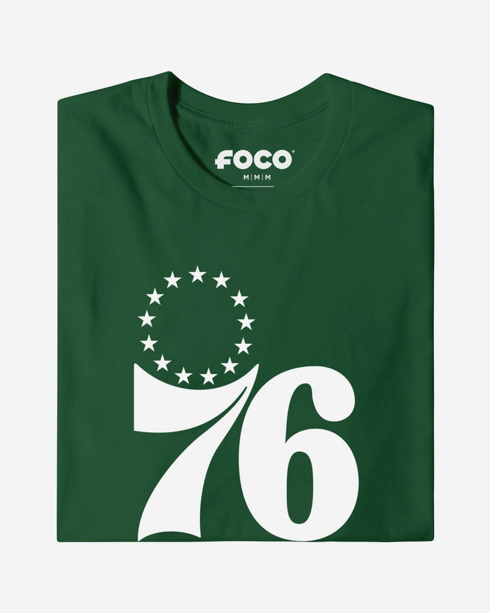 Philadelphia 76ers White Logo T-Shirt FOCO S - FOCO.com