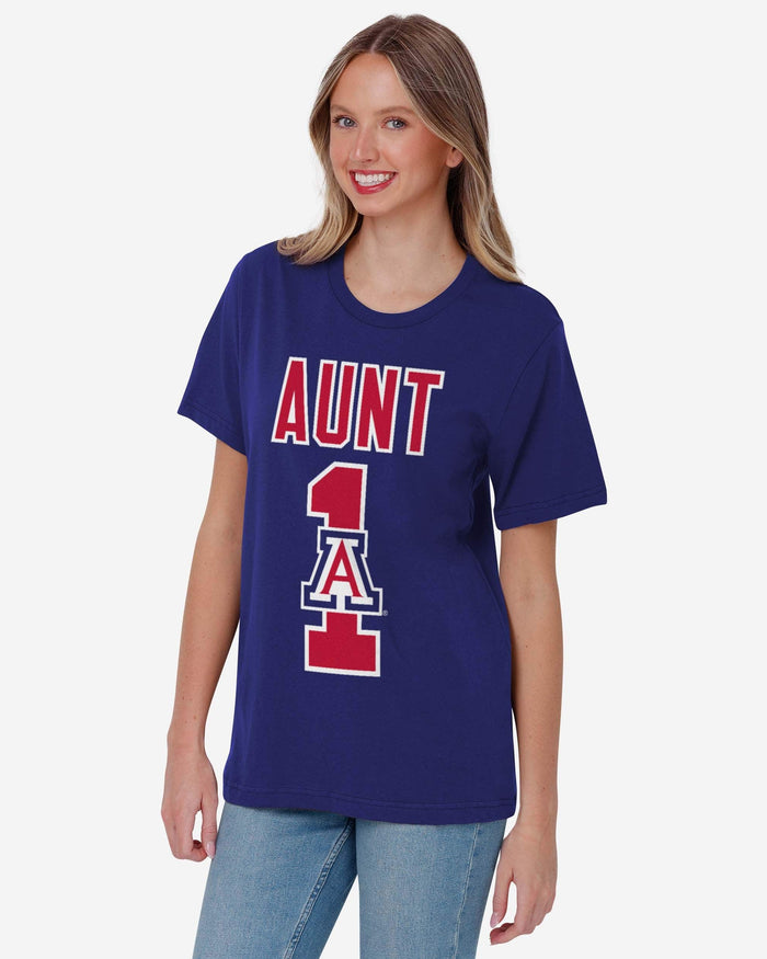 Arizona Wildcats Number 1 Aunt T-Shirt FOCO - FOCO.com