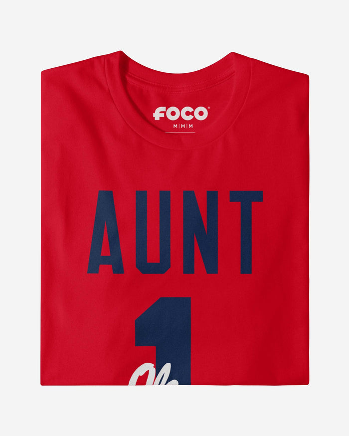 Ole Miss Rebels Number 1 Aunt T-Shirt FOCO - FOCO.com