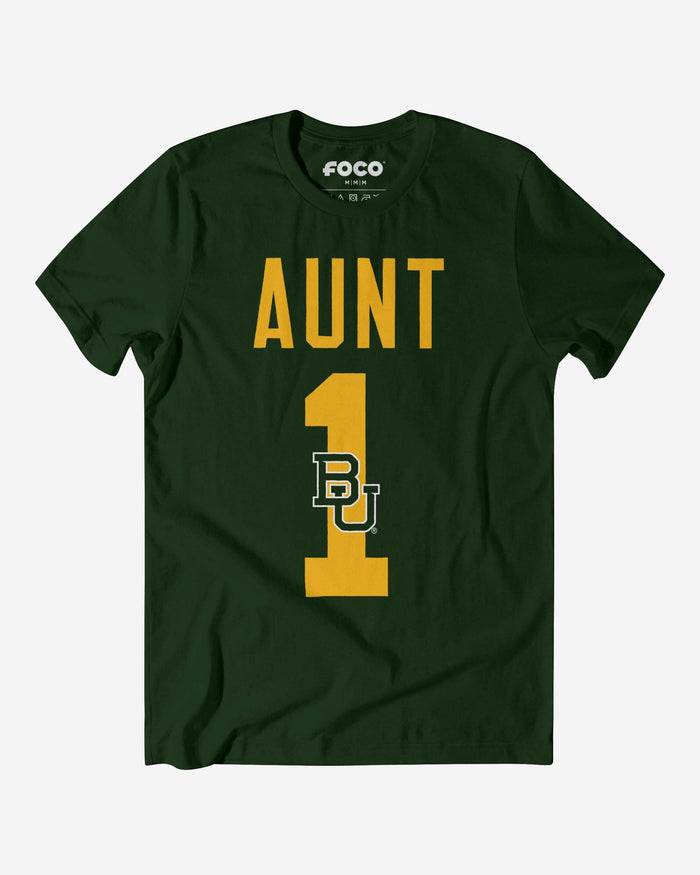 Baylor Bears Number 1 Aunt T-Shirt FOCO S - FOCO.com