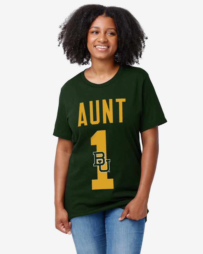 Baylor Bears Number 1 Aunt T-Shirt FOCO - FOCO.com