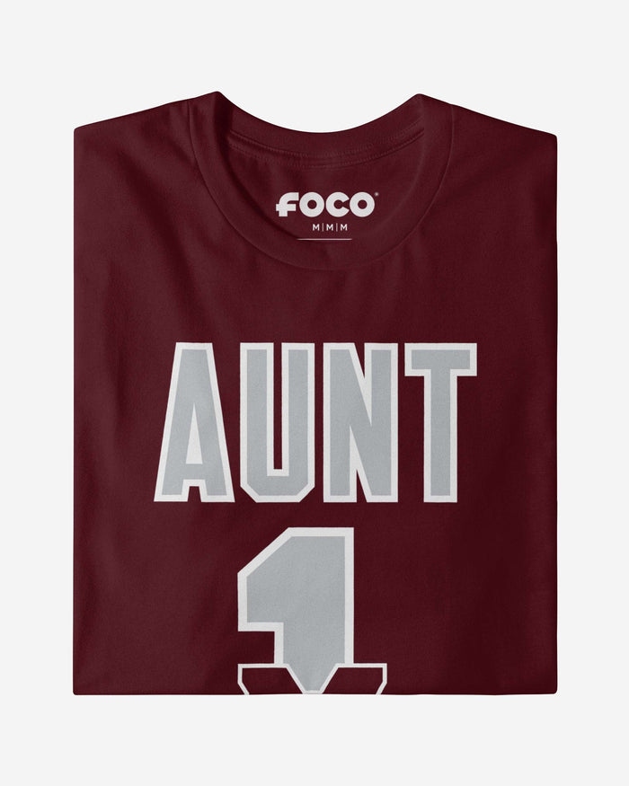 Mississippi State Bulldogs Number 1 Aunt T-Shirt FOCO - FOCO.com