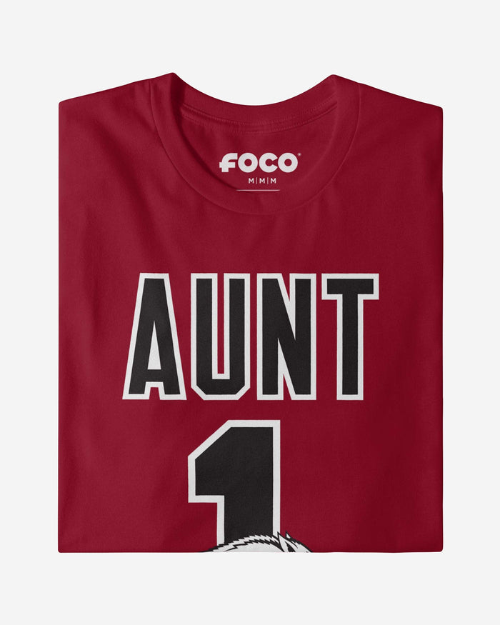 Arkansas Razorbacks Number 1 Aunt T-Shirt FOCO - FOCO.com