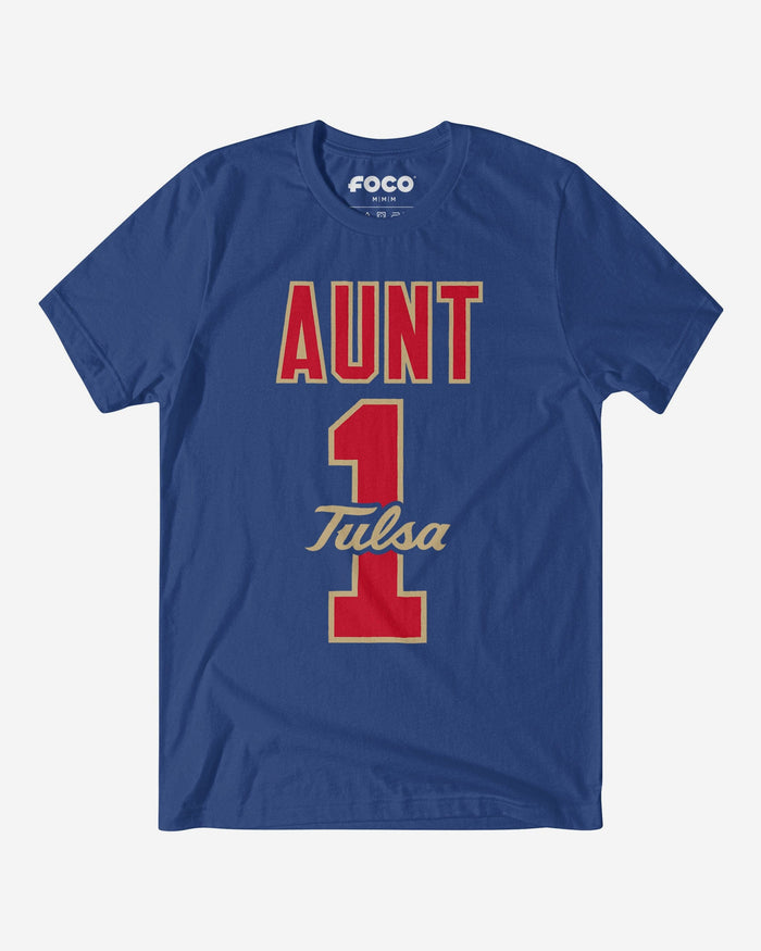 Tulsa Golden Hurricane Number 1 Aunt T-Shirt FOCO S - FOCO.com