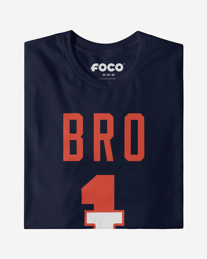 Illinois Fighting Illini Number 1 Bro T-Shirt FOCO - FOCO.com