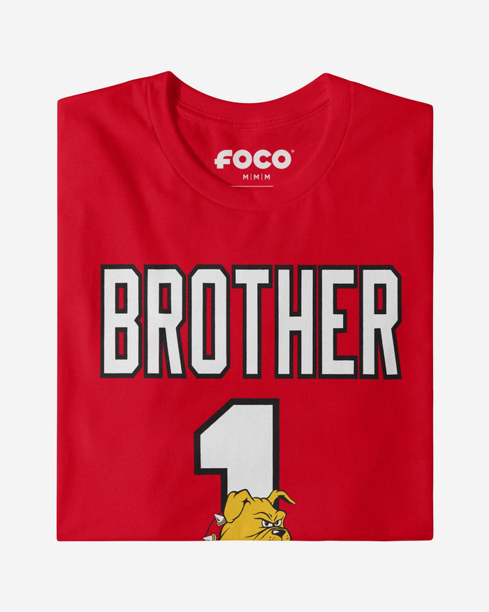 Ferris State Bulldogs Number 1 Bro T-Shirt FOCO - FOCO.com