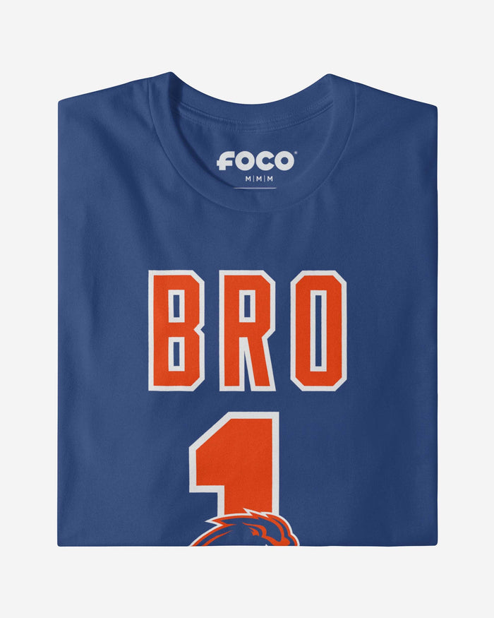 Boise State Broncos Number 1 Bro T-Shirt FOCO - FOCO.com