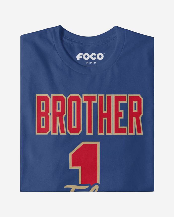 Tulsa Golden Hurricane Number 1 Bro T-Shirt FOCO - FOCO.com