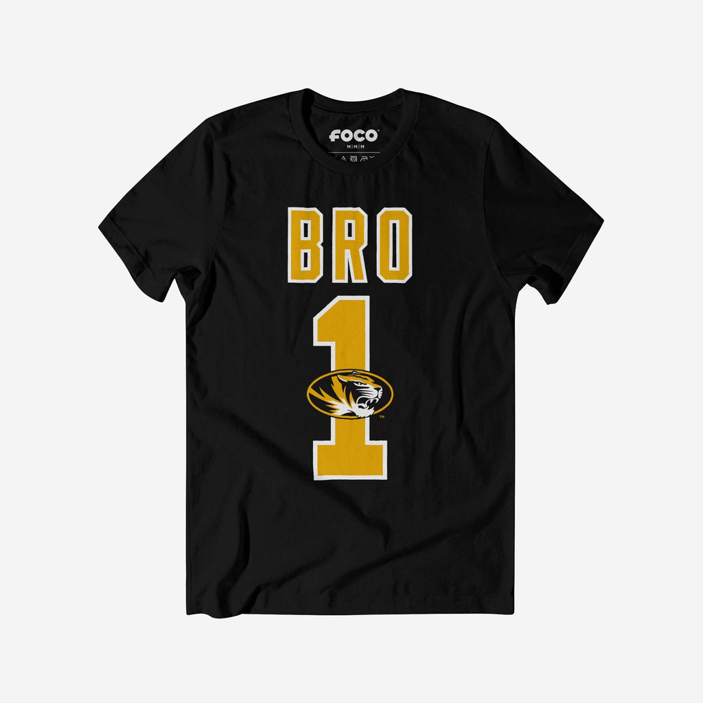 Missouri Tigers Number 1 Bro T-Shirt FOCO S - FOCO.com