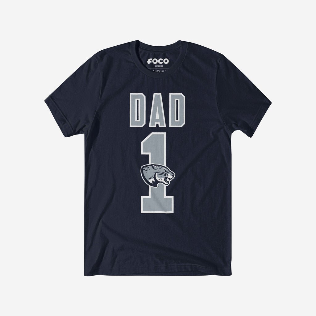 Augusta Jaguars Number 1 Dad T-Shirt FOCO S - FOCO.com