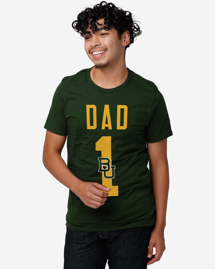 Baylor Bears Number 1 Dad T-Shirt FOCO - FOCO.com