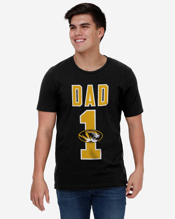 Missouri Tigers Number 1 Dad T-Shirt FOCO - FOCO.com