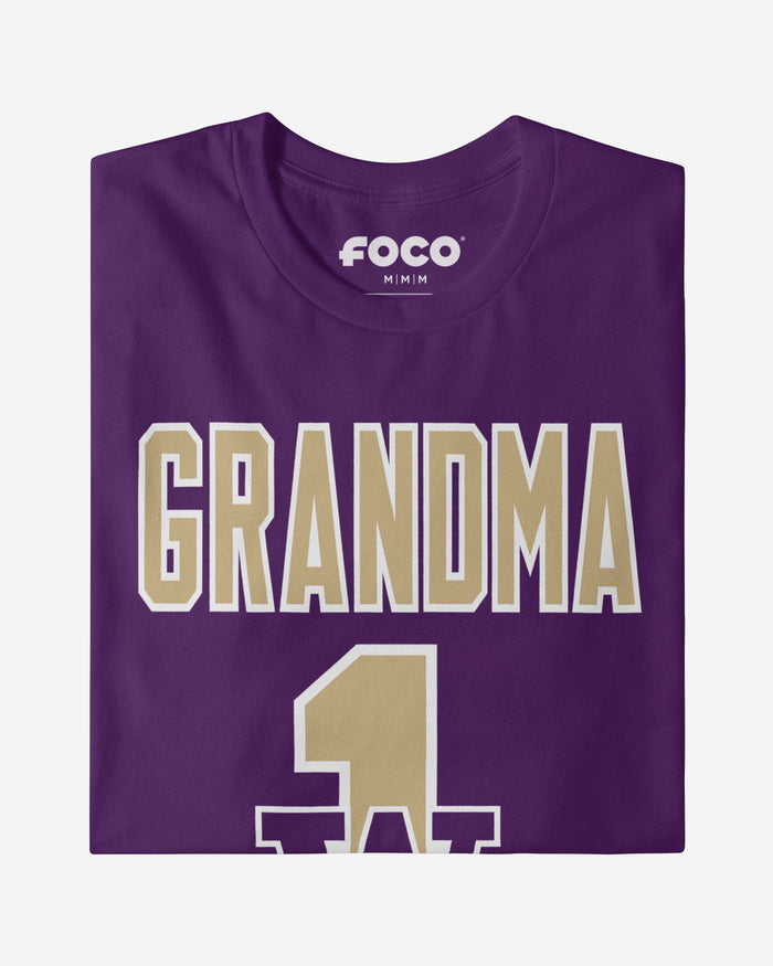 Washington Huskies Number 1 Grandma T-Shirt FOCO - FOCO.com