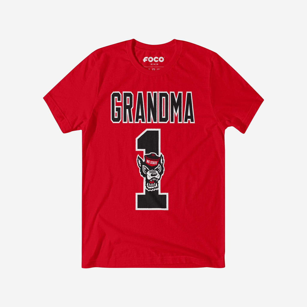 NC State Wolfpack Number 1 Grandma T-Shirt FOCO S - FOCO.com