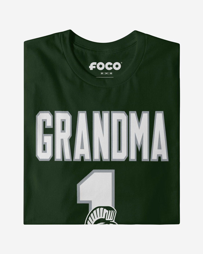Michigan State Spartans Number 1 Grandma T-Shirt FOCO - FOCO.com