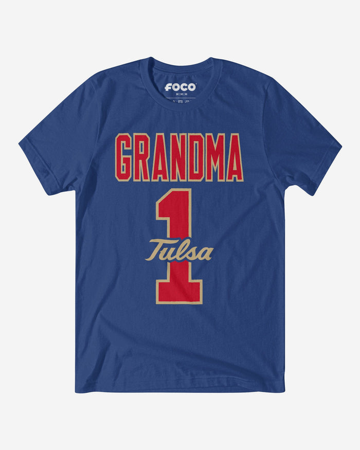 Tulsa Golden Hurricane Number 1 Grandma T-Shirt FOCO S - FOCO.com