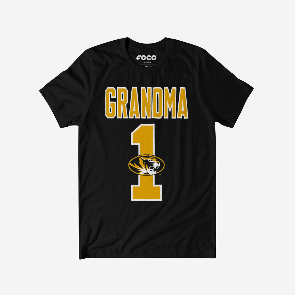 Missouri Tigers Number 1 Grandma T-Shirt FOCO S - FOCO.com