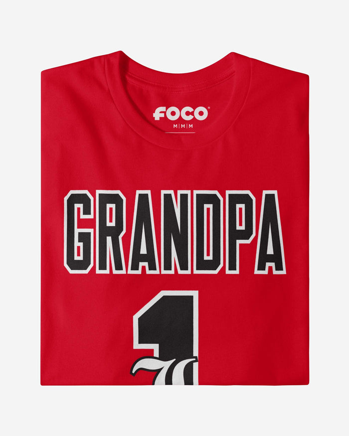 Louisville Cardinals Number 1 Grandpa T-Shirt FOCO - FOCO.com