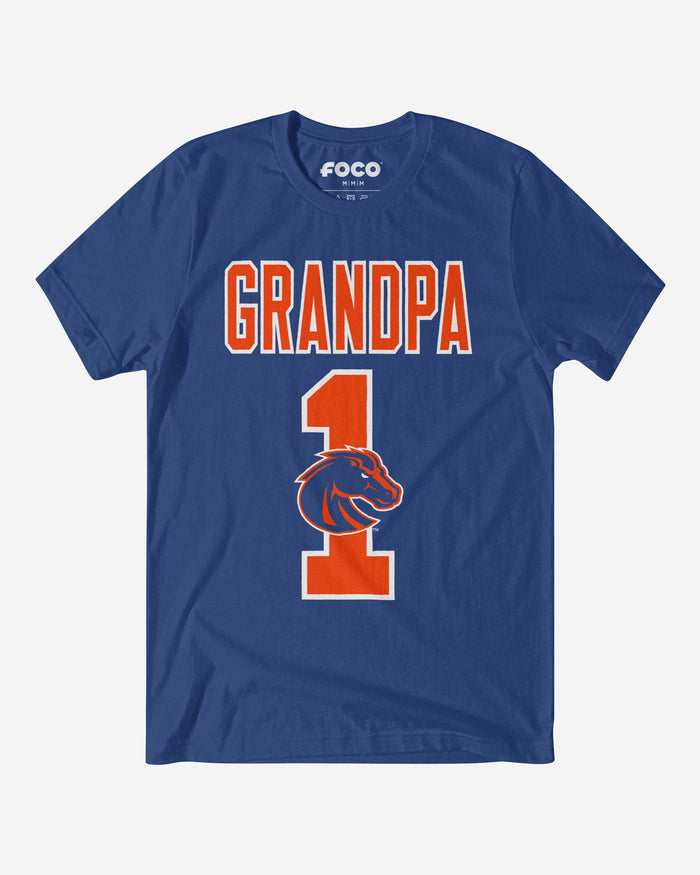 Boise State Broncos Number 1 Grandpa T-Shirt FOCO S - FOCO.com