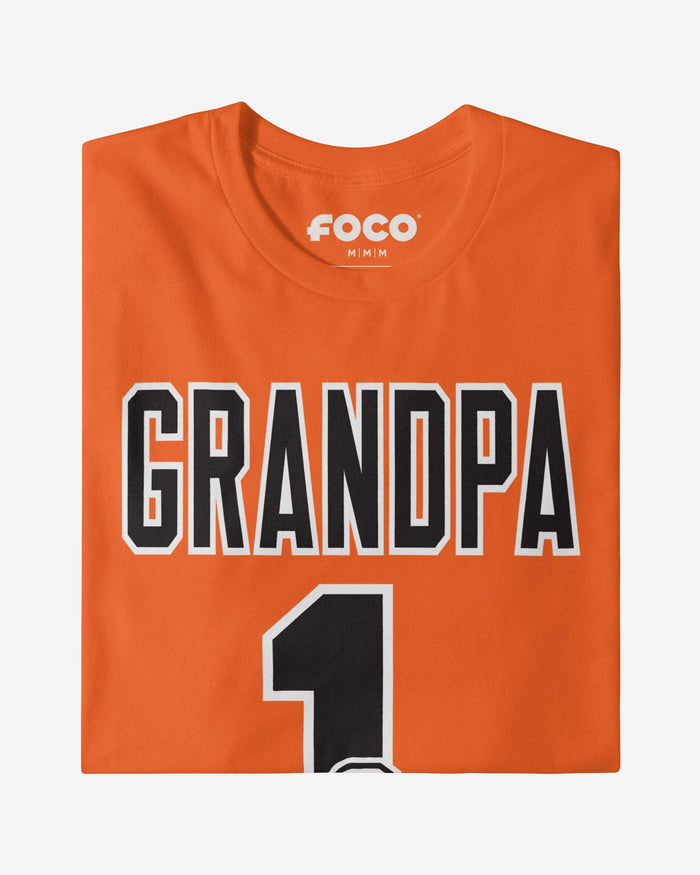 Oklahoma State Cowboys Number 1 Grandpa T-Shirt FOCO - FOCO.com