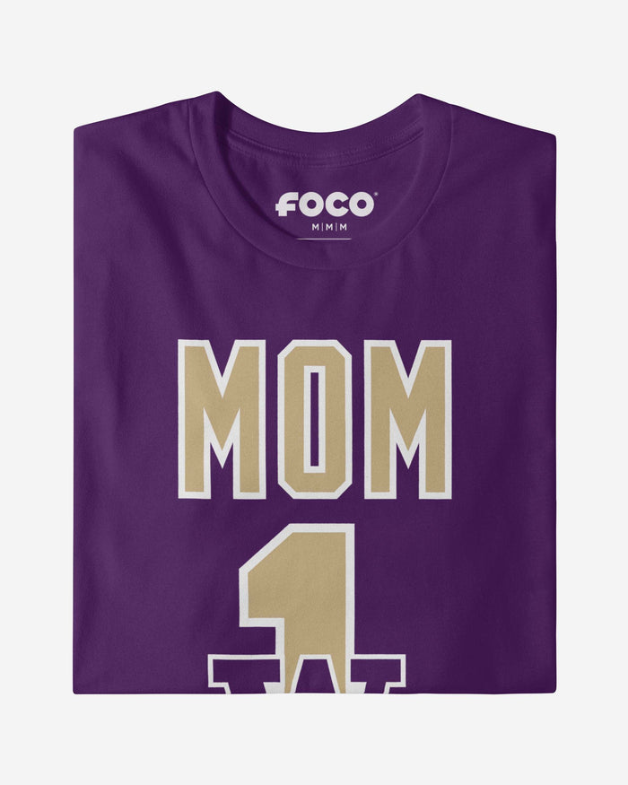 Washington Huskies Number 1 Mom T-Shirt FOCO - FOCO.com