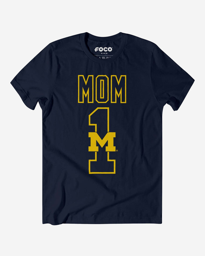 Michigan Wolverines Number 1 Mom T-Shirt FOCO S - FOCO.com