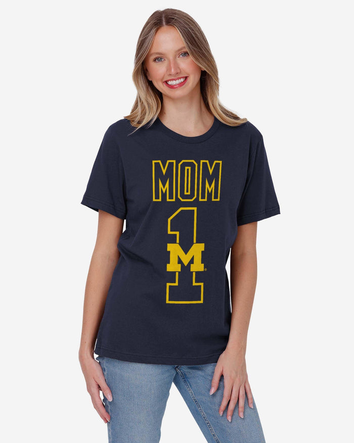 Michigan Wolverines Number 1 Mom T-Shirt FOCO - FOCO.com
