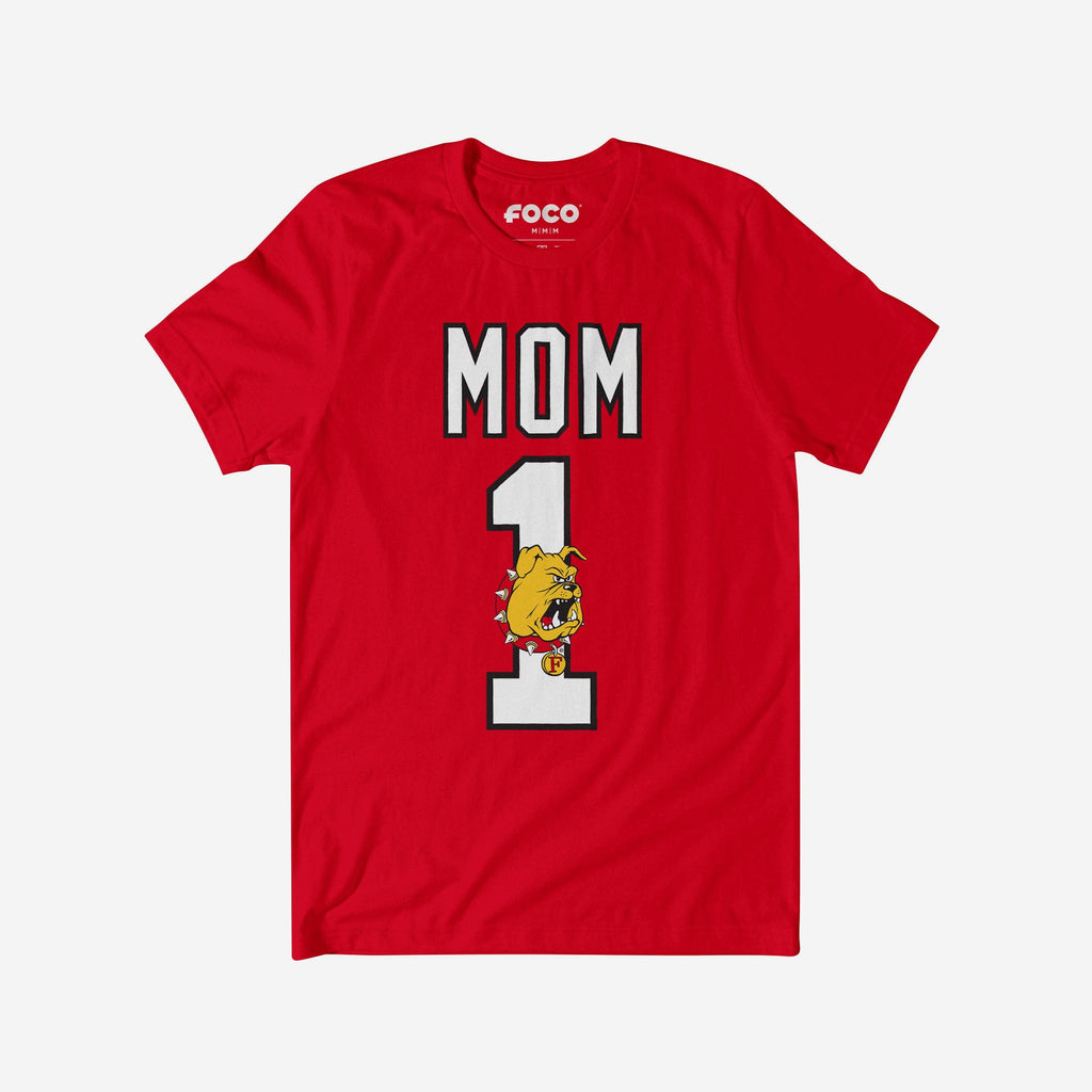 Ferris State Bulldogs Number 1 Mom T-Shirt FOCO S - FOCO.com