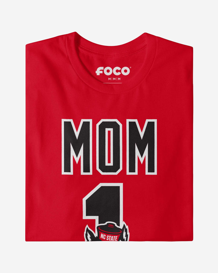 NC State Wolfpack Number 1 Mom T-Shirt FOCO - FOCO.com