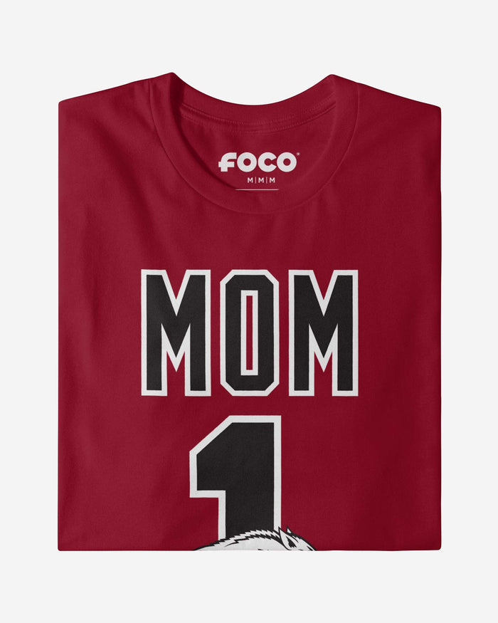 Arkansas Razorbacks Number 1 Mom T-Shirt FOCO - FOCO.com