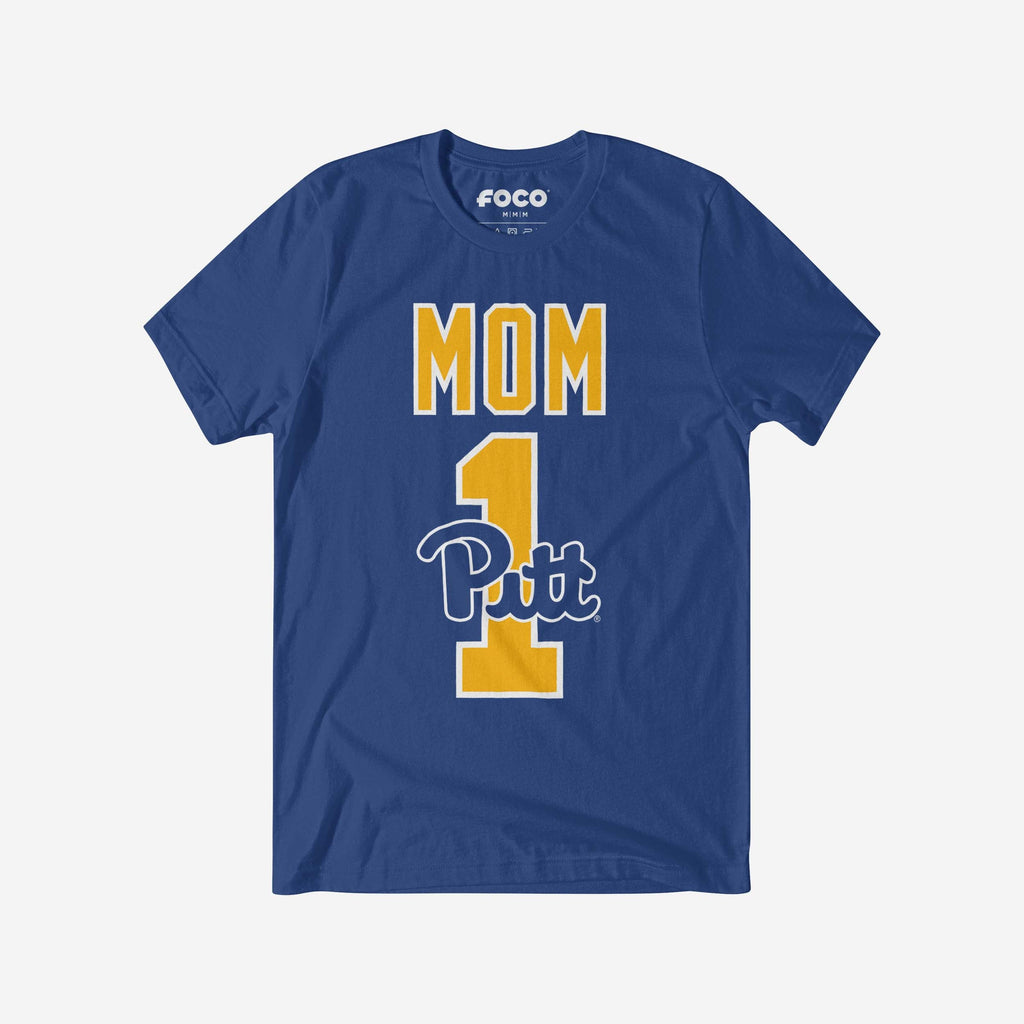 Pittsburgh Panthers Number 1 Mom T-Shirt FOCO S - FOCO.com