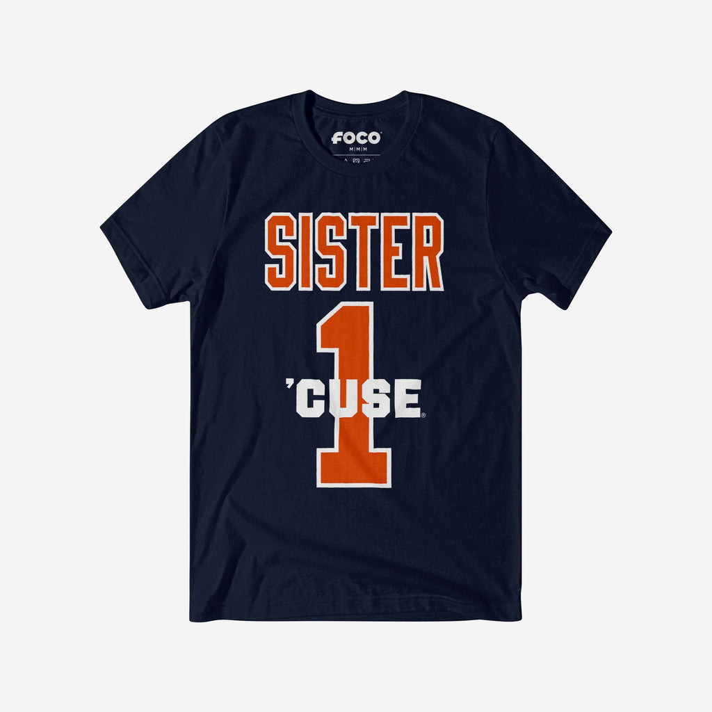 Syracuse Orange Number 1 Sister T-Shirt FOCO S - FOCO.com
