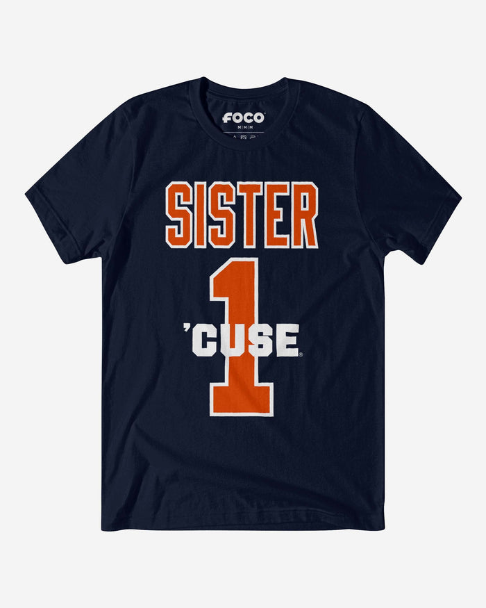 Syracuse Orange Number 1 Sister T-Shirt FOCO S - FOCO.com