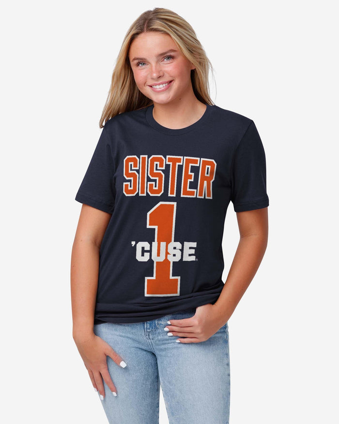 Syracuse Orange Number 1 Sister T-Shirt FOCO - FOCO.com